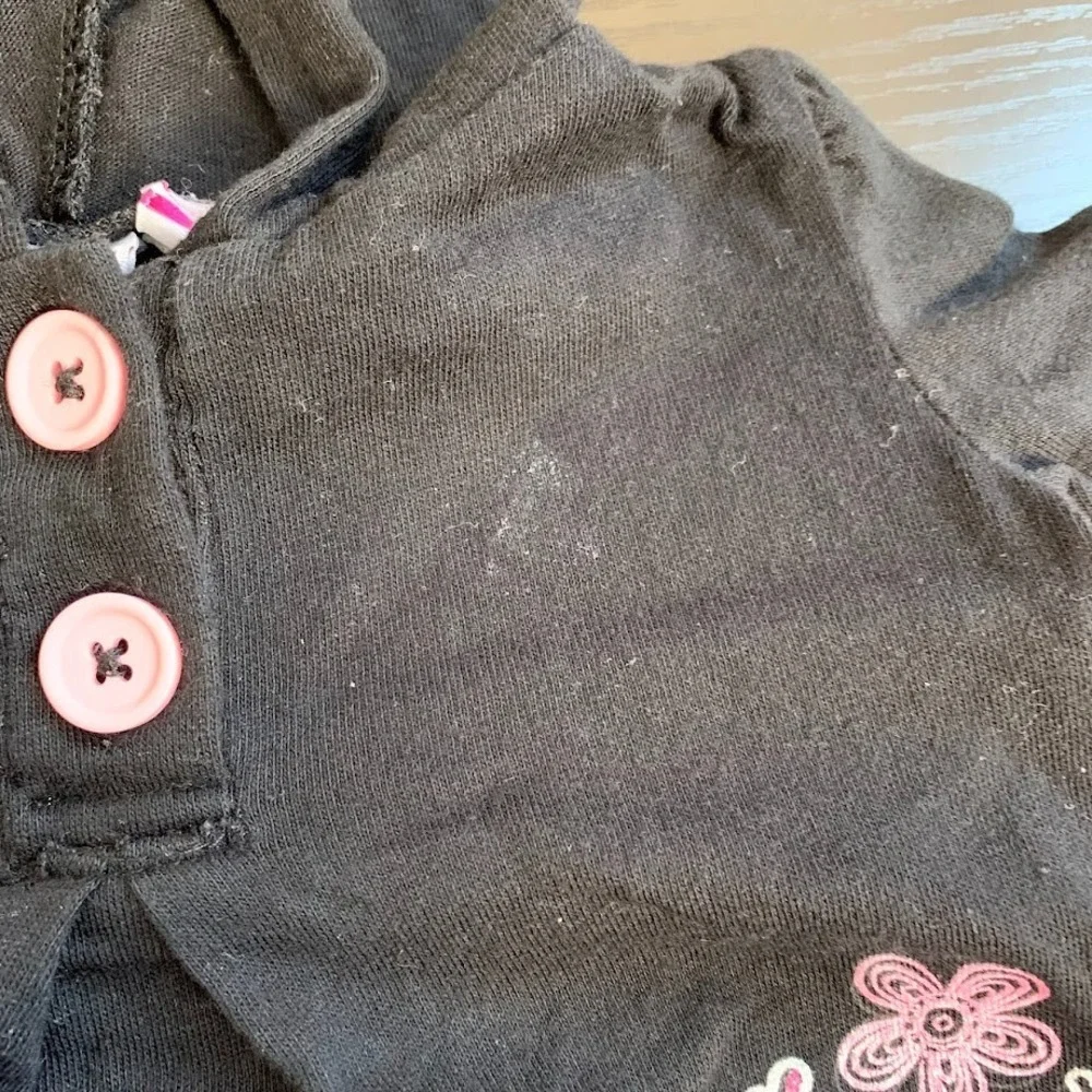 Disney The Aristocats Marie Pink/Black Outfit Set Baby‎ Girl 18 Months
